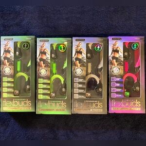 NIB Sentry Activewear Sport Wired Earbuds Headphones